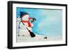 Snowman Dream-Christian Kaempf-Framed Giclee Print