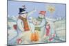 Snowman Family, 1995-David Cooke-Mounted Giclee Print