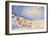 Snowman Family Christmas-David Cooke-Framed Giclee Print