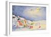 Snowman Family Christmas-David Cooke-Framed Giclee Print