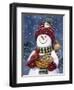 Snowman Feeding Birds-William Vanderdasson-Framed Giclee Print