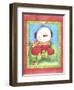 Snowman Give Heart-Melinda Hipsher-Framed Giclee Print