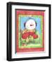 Snowman Give Heart-Melinda Hipsher-Framed Giclee Print
