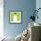 Snowman Green-null-Framed Giclee Print displayed on a wall