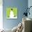 Snowman Green-null-Stretched Canvas displayed on a wall