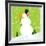 Snowman Green-null-Framed Giclee Print