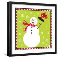 Snowman I-Donna Slade-Framed Premium Giclee Print