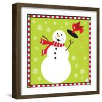 Snowman I-Donna Slade-Framed Premium Giclee Print