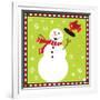 Snowman I-Donna Slade-Framed Art Print