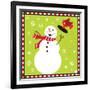 Snowman I-Donna Slade-Framed Art Print