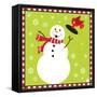 Snowman I-Donna Slade-Framed Stretched Canvas