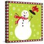 Snowman I-Donna Slade-Stretched Canvas