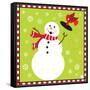 Snowman I-Donna Slade-Framed Stretched Canvas