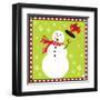 Snowman I-Donna Slade-Framed Art Print