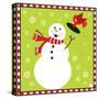 Snowman I-Donna Slade-Stretched Canvas