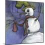 Snowman I-Kory Fluckiger-Mounted Giclee Print