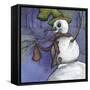 Snowman I-Kory Fluckiger-Framed Stretched Canvas