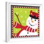 Snowman II-Donna Slade-Framed Art Print