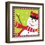 Snowman II-Donna Slade-Framed Art Print