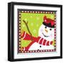 Snowman II-Donna Slade-Framed Art Print