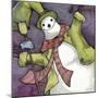 Snowman II-Kory Fluckiger-Mounted Giclee Print