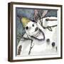 Snowman III-Kory Fluckiger-Framed Giclee Print