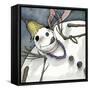 Snowman III-Kory Fluckiger-Framed Stretched Canvas