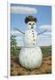 Snowman in Texas-James W. Johnson-Framed Giclee Print