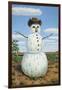 Snowman in Texas-James W. Johnson-Framed Giclee Print