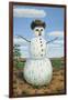 Snowman in Texas-James W. Johnson-Framed Giclee Print