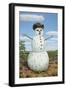 Snowman in Texas-James W. Johnson-Framed Giclee Print