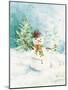 Snowman in the Pines-Lanie Loreth-Mounted Art Print