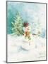 Snowman in the Pines-Lanie Loreth-Mounted Art Print