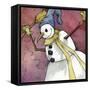 Snowman IV-Kory Fluckiger-Framed Stretched Canvas