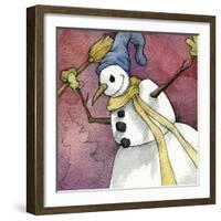 Snowman IV-Kory Fluckiger-Framed Giclee Print