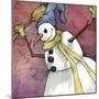 Snowman IV-Kory Fluckiger-Mounted Giclee Print