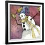 Snowman IV-Kory Fluckiger-Framed Giclee Print