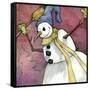 Snowman IV-Kory Fluckiger-Framed Stretched Canvas