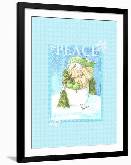 Snowman Joy-Melinda Hipsher-Framed Giclee Print