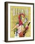 Snowman Mandolin 1-Margaret Wilson-Framed Giclee Print