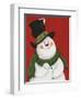 Snowman Mischief-Beverly Johnston-Framed Giclee Print