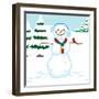 Snowman Mix-Up - Turtle-Dawn Au-Framed Giclee Print