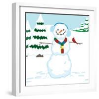 Snowman Mix-Up - Turtle-Dawn Au-Framed Giclee Print