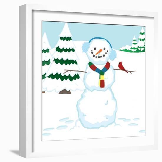 Snowman Mix-Up - Turtle-Dawn Au-Framed Giclee Print