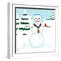 Snowman Mix-Up - Turtle-Dawn Au-Framed Giclee Print