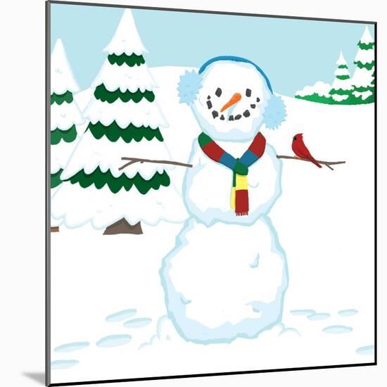 Snowman Mix-Up - Turtle-Dawn Au-Mounted Giclee Print