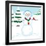 Snowman Mix-Up - Turtle-Dawn Au-Framed Giclee Print