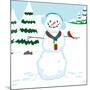 Snowman Mix-Up - Turtle-Dawn Au-Mounted Giclee Print