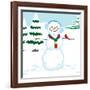 Snowman Mix-Up - Turtle-Dawn Au-Framed Giclee Print