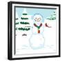 Snowman Mix-Up - Turtle-Dawn Au-Framed Giclee Print